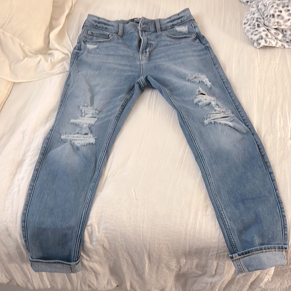 Hollister athletic skinny stretch jeans